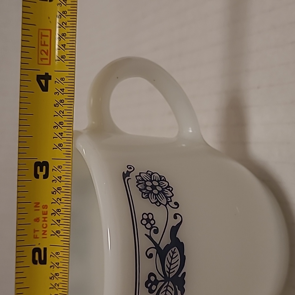 Vintage Old Town Blue Onion Pyrex Creamer - Picture 13 of 14